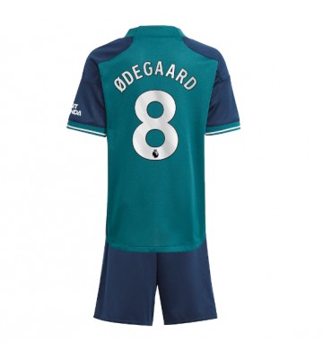 Arsenal Martin Odegaard #8 Kolmas Pelipaita Lasten 2023-24 Lyhyet Hihat (+ Lyhyet housut)